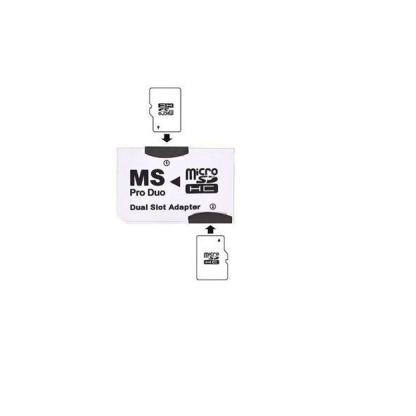 Micro Sd Memory Stick Pro Duo Çevirici Dönüştürücü Hafıza Kartı Adaptörü - 4