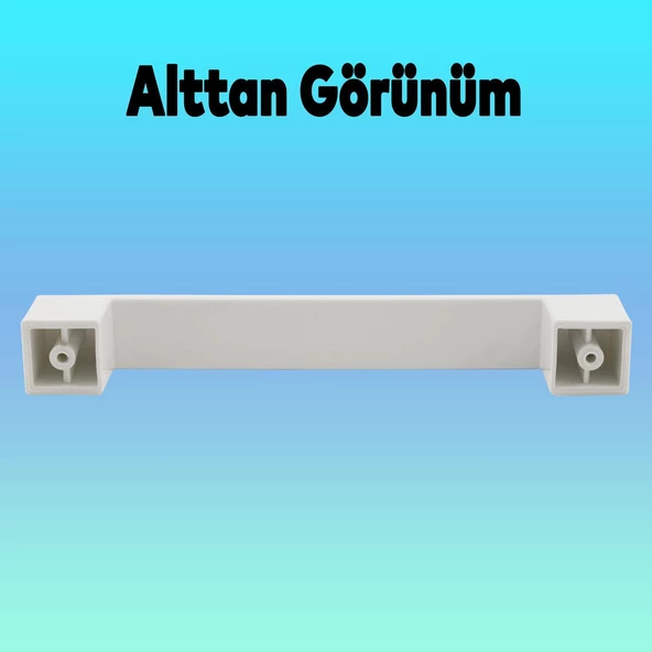 Cemre 128 Mm (SERT PLASTİK) Beyaz Mobilya Çekmece Mutfak Dolap Dolabı Kulpu Kulbu Kulpları - 4