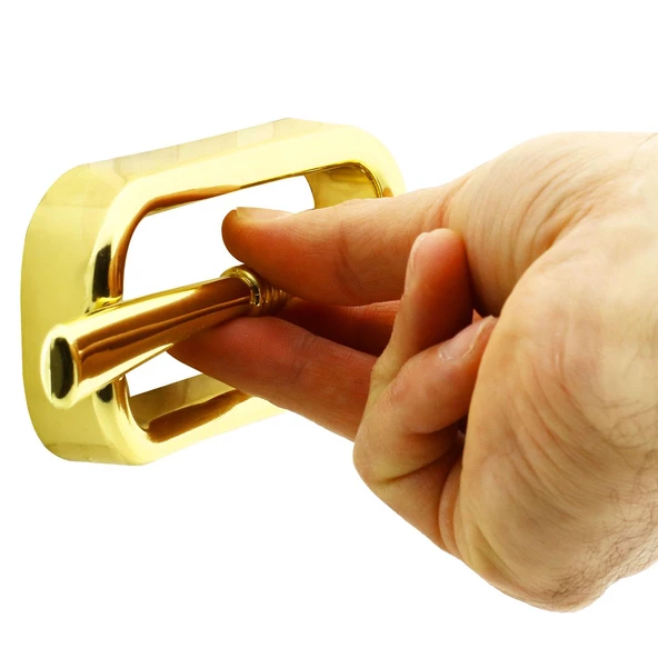 Küçük Zümre Mobilya Çekmece Mutfak Dolap Dolabı Kulpu Kulbu (96 MM-9.6 CM) Gold Sert Plastik Kulp - 6