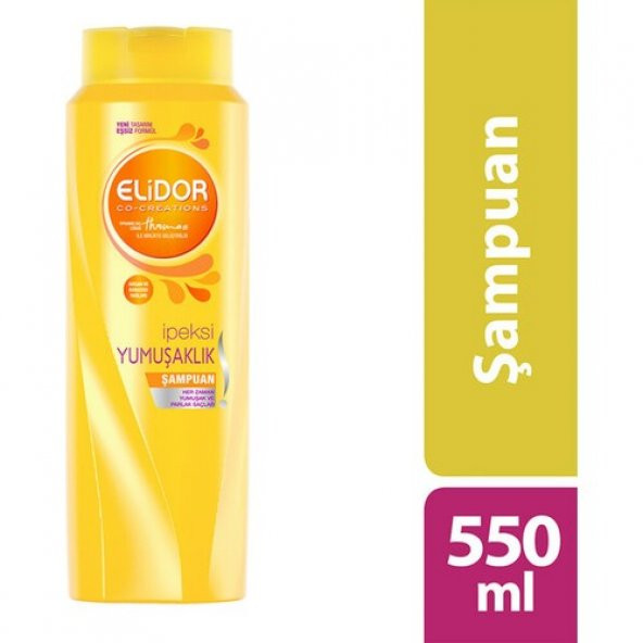 Elidor Şampuan İpeksi Yumuşaklık 550 ml