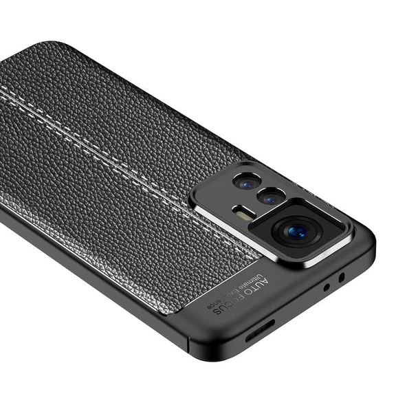 Xiaomi Mi 12T Kılıf Deri Tarzı Niss Silikon Case Kapak - 3