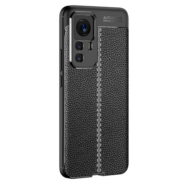Xiaomi Mi 12T Kılıf Deri Tarzı Niss Silikon Case Kapak - 11