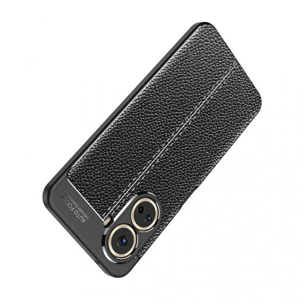 Huawei Nova 10 SE Kılıf Deri Tarzı Niss Silikon Case Kapak - 9