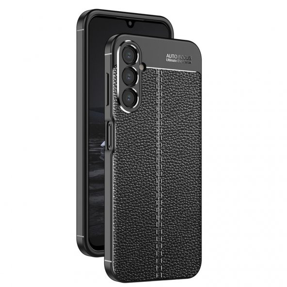 Samsung Galaxy A34 Kılıf Deri Tarzı Niss Silikon Case Kapak