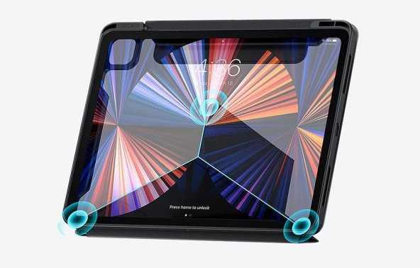 Baseus Manyetik Standlı Kılıf IPad Pro 11 Inç Kılıf IPad Pro 11 Inç (2018-2020-2021) Manyetik Standlı Kılıf - 4