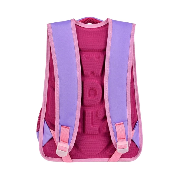 Waddell Lila Kedi Desenli İlkokul Çantası Beslenme Çantalı 6005 - 4