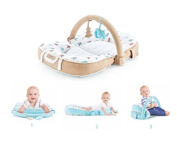 Bebek Yat Otur Oyna Minderi Oyuncaklı 524 - 7