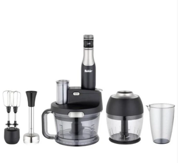 Fakir Rondo Blender Mikser Seti Speed Multi 1000w Black&Silver