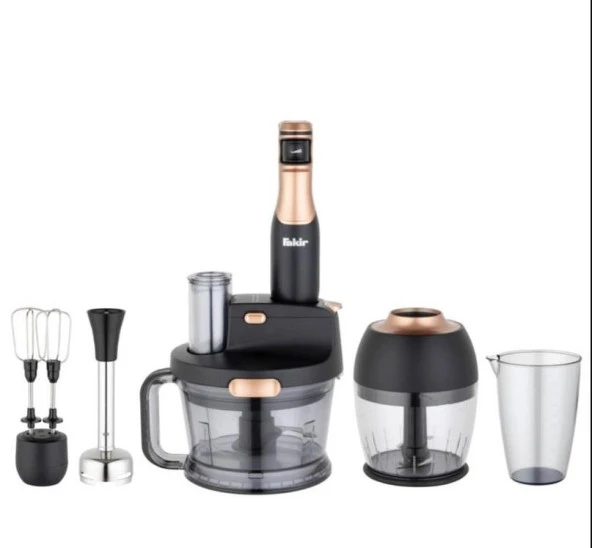 Fakir Rondo Blender Mikser Seti Speed Multi 1000w Black&Copper