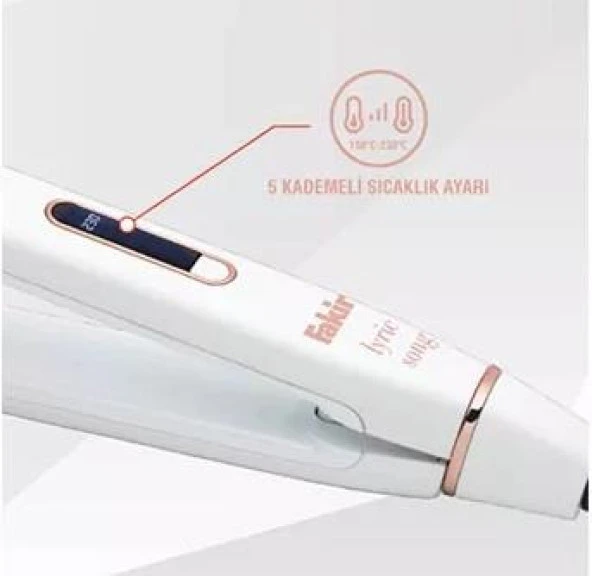 Fakir Saç Düzleştirici Lyric Voice İnfrared Beyaz/Rose Chrome - 2