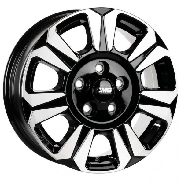 CMS-1469-06 6.5x17"-6x139.7 ET48 92.4 Diamond Black Gloss Jant (4 Adet)