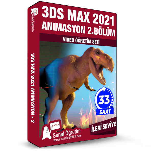 3DS Max 2021 Animasyon 2.Bölüm Video Ders Eğitim Seti