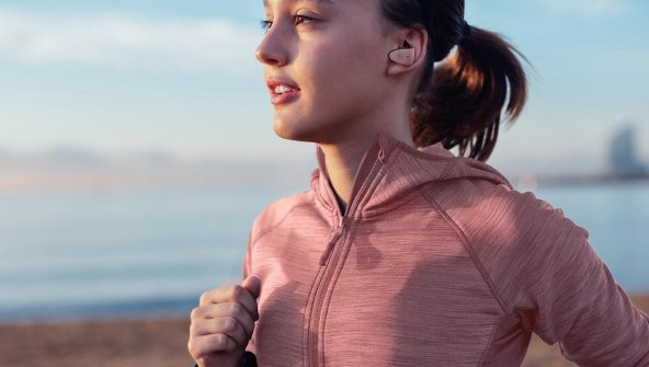 Yamaha TW-ES5A Bluetooth Kulakiçi Spor Kulaklık Pembe - 3