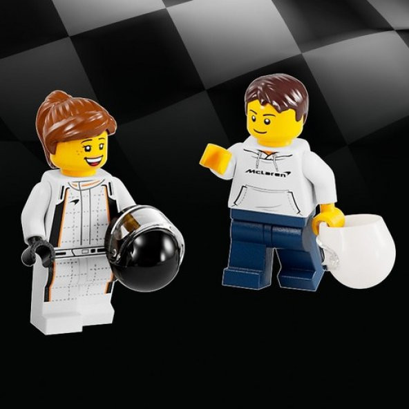 LEGO® Speed Champions McLaren Solus GT ve McLaren F1 LM 76918 - Araba Tutkunları ve 9 Yaş ve Üzeri Çocuklar için Koleksiyonluk ve Sergilenebilir Yaratıcı Oyuncak Model Yapım Seti (581 Parça) - 5
