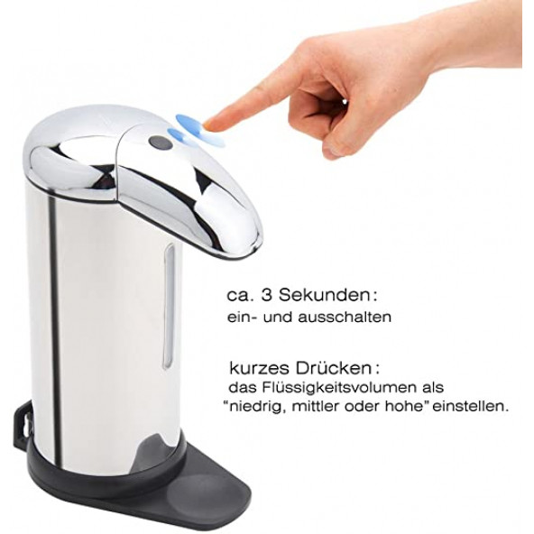 95514-001 SENSÖRLÜ SIVI SABUNLUK 14X10X22CM 500ML - 4