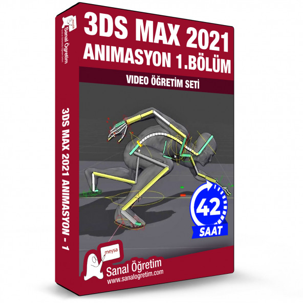 3DS Max 2021 Animasyon 1.Bölüm Video Ders Eğitim Seti