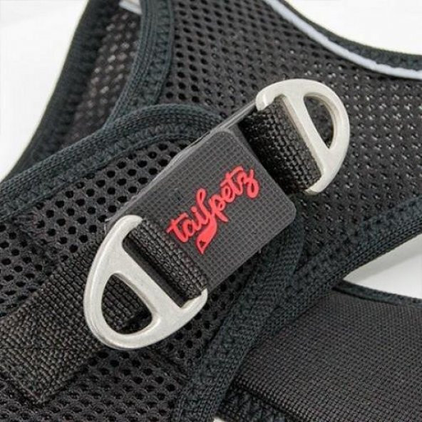 Tailpetz Air Mesh Harness Göğüs Tasması Siyah 2XSmall - 4