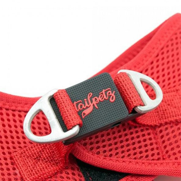 Tailpetz Air Mesh Harness Göğüs Tasması Neon Kırmızı Large - 4