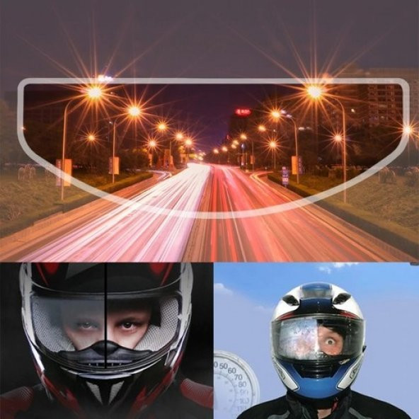 Raleri Pinlock Üniversal Kask Buğu Önleyici Standart Boy (Buğu Camı) - 4