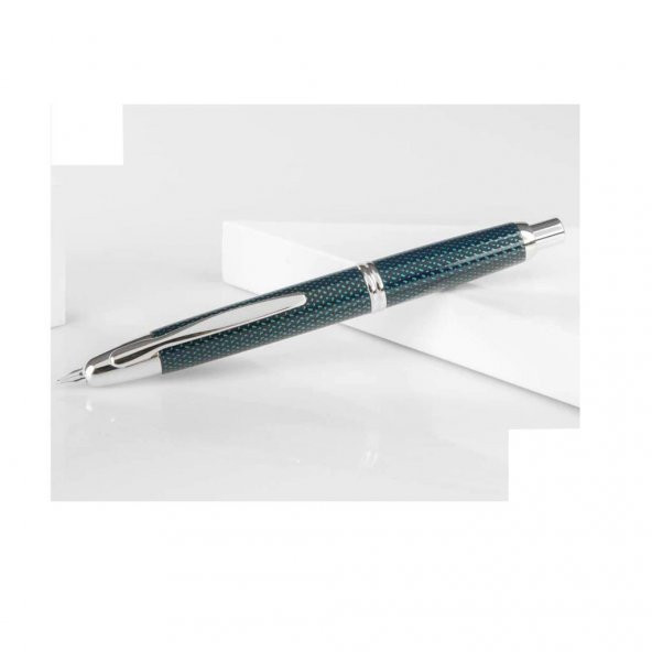 Pilot Capless Dolma Kalem Rodyum Akşam Graph Mavi - 5