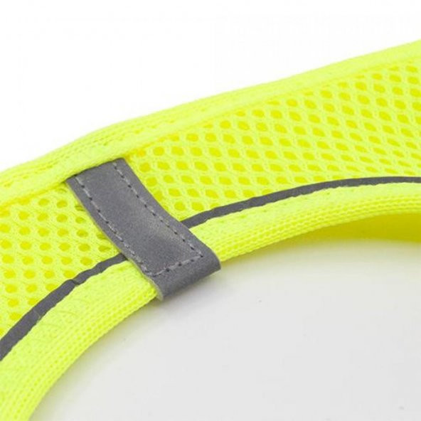 Tailpetz Air Mesh Köpek Göğüs Tasması Neon Yeşil XLarge - 6