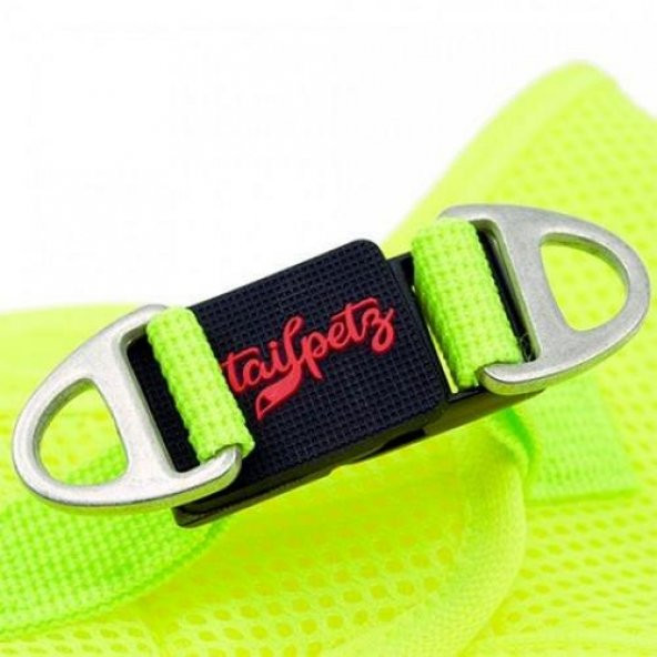 Tailpetz Air Mesh Köpek Göğüs Tasması Neon Yeşil XLarge - 10