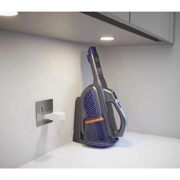 Black&Decker 18V Şarjlı Standart Girişli Pet Başlıklı El Süpürgesi - 3