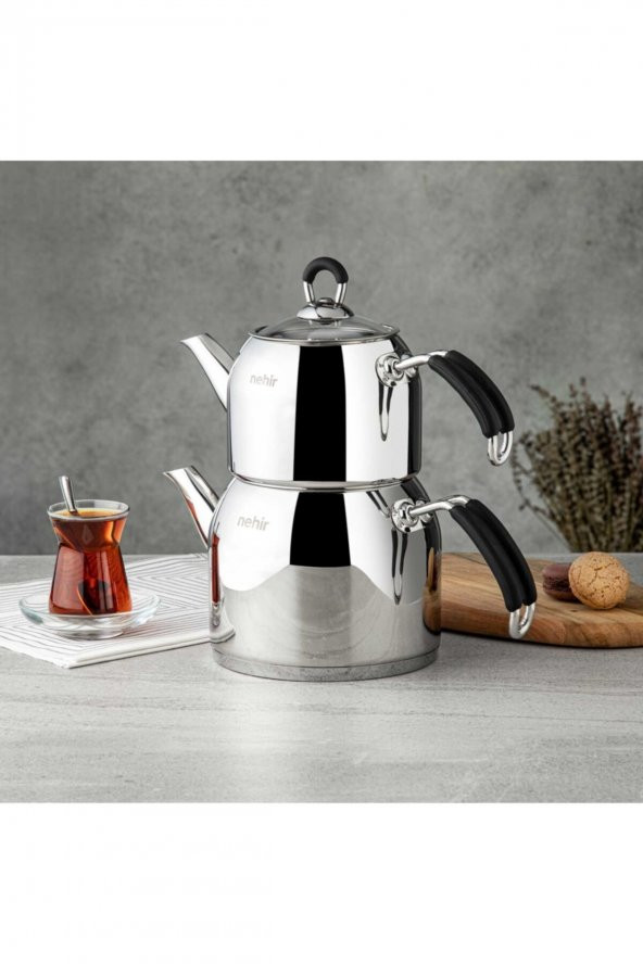 Modern Maxi Çaydanlık - Siyah - 1