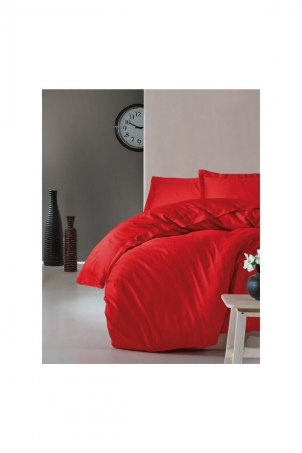Elegant Serisi Çift Kişilik Nevresim Takımı Elegant - Kırmızı - 1