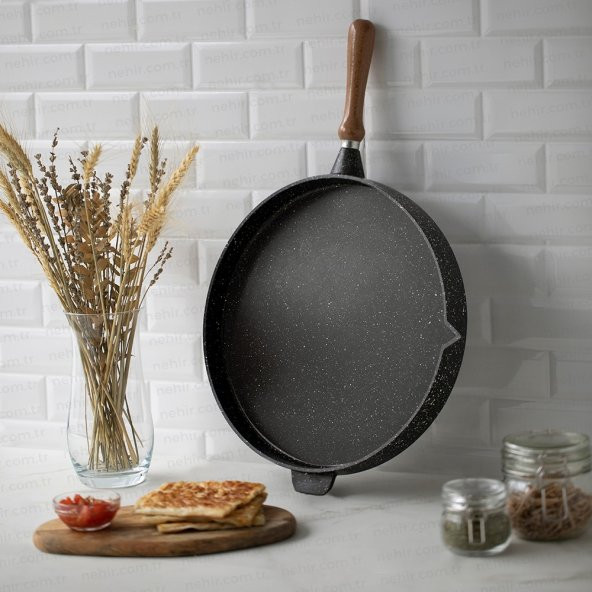 Nehir  Alüminyum Döküm 36 Cm Gözleme Tavası - 3