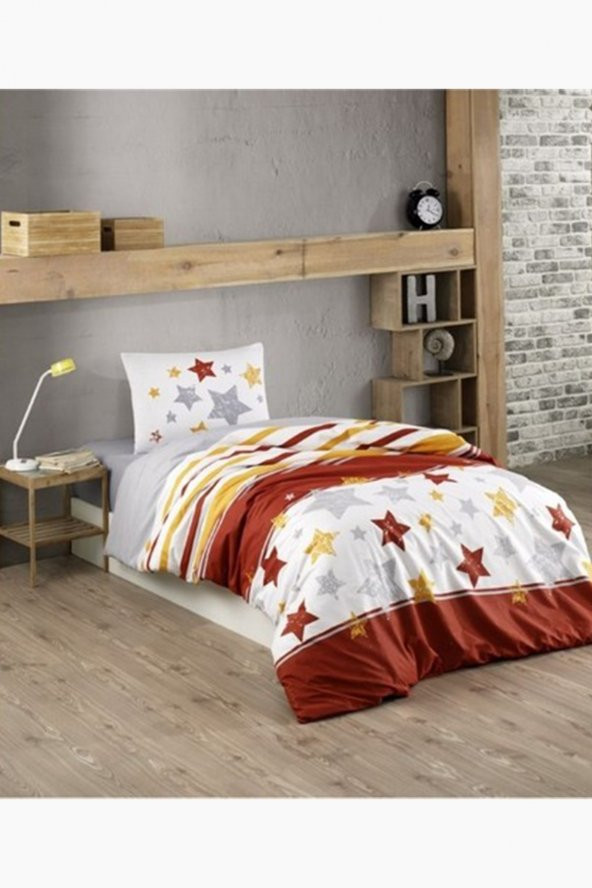 Tutku Ranforce Tek Kişilik Genç Nevresim Takımı ürün görseli