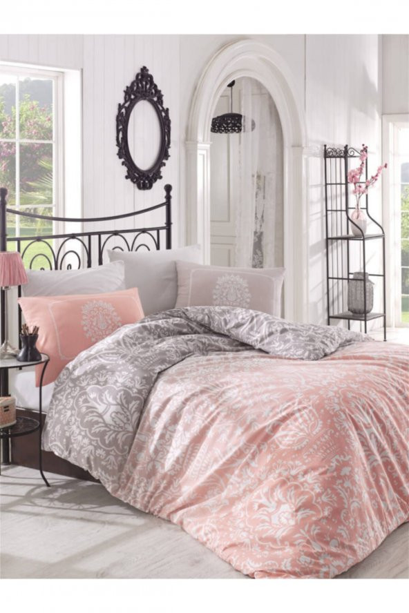 Ranforce Tek Kişilik Nevresim Takımı Vizyon Somon ürün görseli