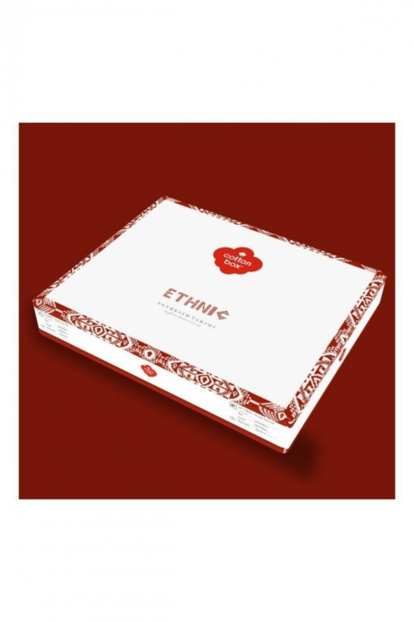 Etnich Nevresim Takımı Çift Kişilik Vita Mint - Resim 3