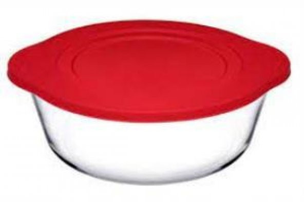 Paşabahçe Borcam Yuvarlak Silikon Kapaklı 59001 2100cc - 3