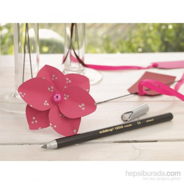 EDDİNG AVANT 1200 METALİK KEÇELİ KALEM ALTIN SARIS - 3