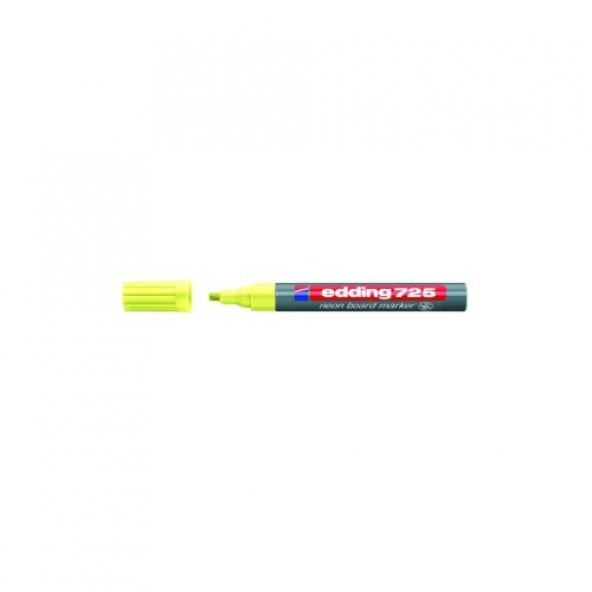 EDDİNG (E-725) BEYAZ TAHTA KALEMİ FOSFORLU SARI