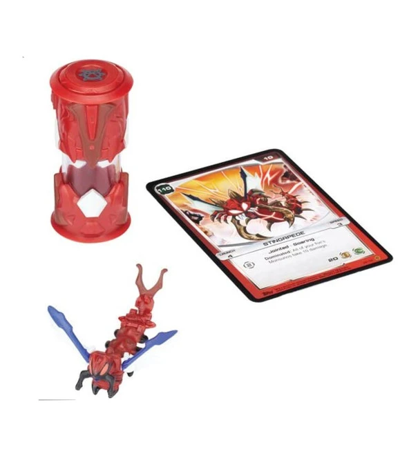 MONSUNO, Lisanslı Stingapede Figür, Fırlatma Kapsülü ve Oyun Kartı - 2