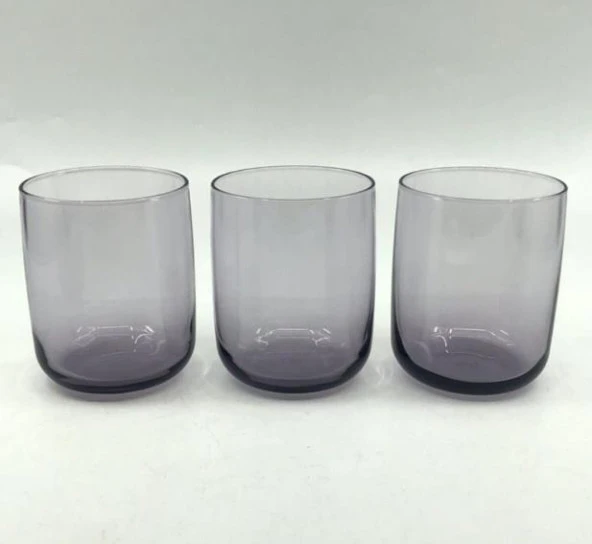 Paşabahçe Su Bardağı 420112 3Lü Iconic Mor 280cc