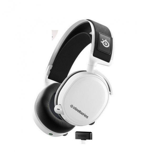 SteelSeries Arctis 7+ Beyaz Kablosuz 7.1 Kulak Üstü Oyuncu Kulaklığı