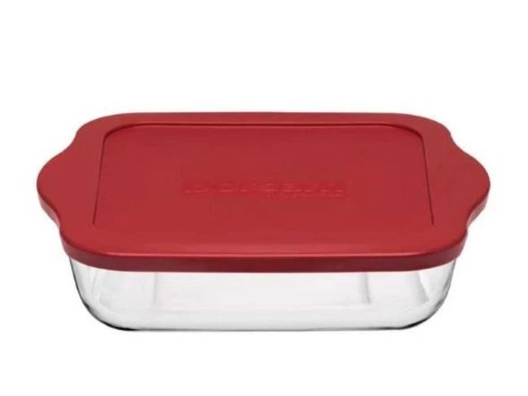 Paşabahçe 59034 1950cc/65oz Kare Silikon Kapaklı Borcam