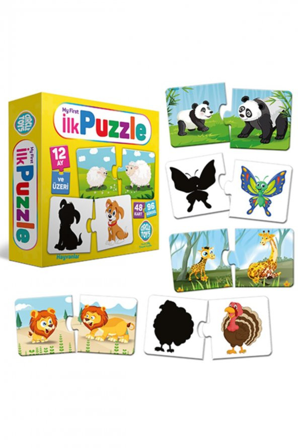 My First Ilk Eğitici Puzzle-görsel Algı Düşünme Becerisi.