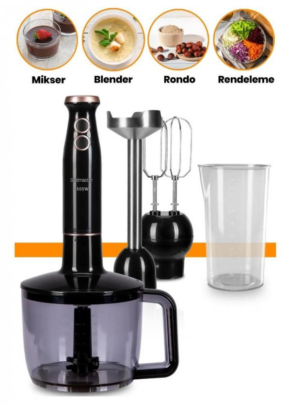Goldmaster GM-7293 1500 W Nutrimax Blender Seti - 2