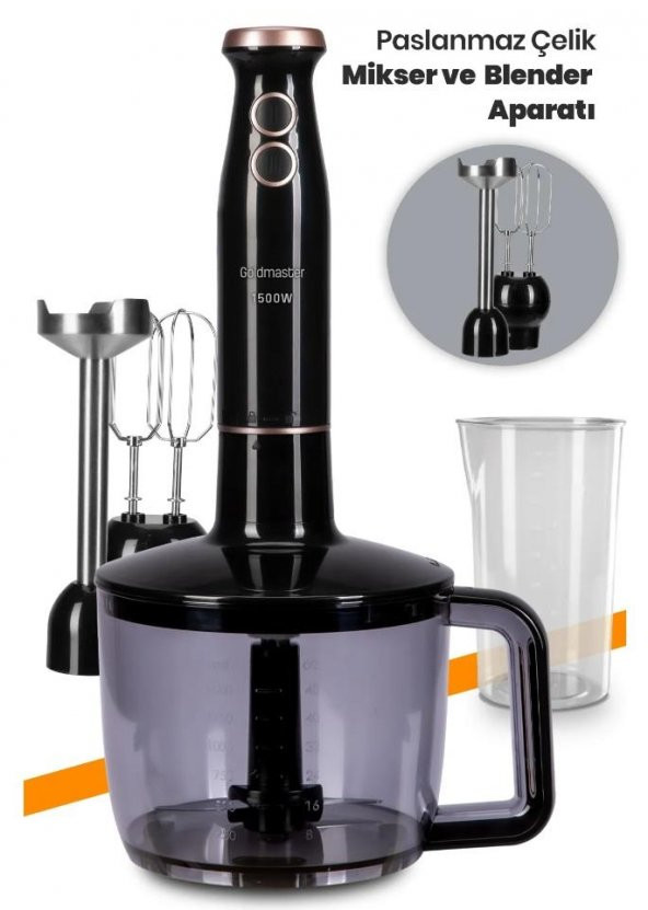 Goldmaster GM-7293 1500 W Nutrimax Blender Seti - 3