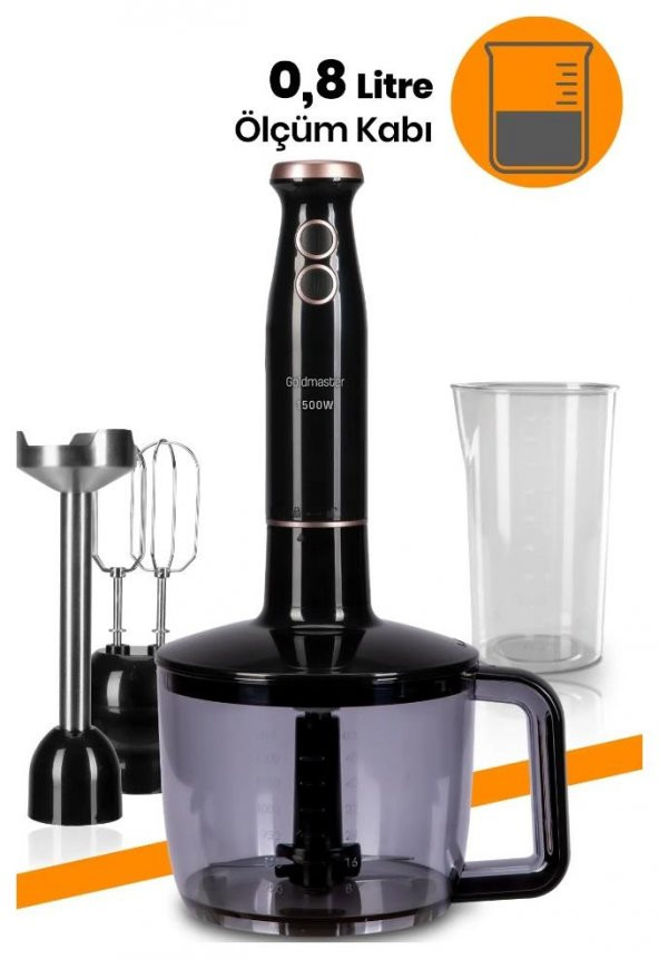 Goldmaster GM-7293 1500 W Nutrimax Blender Seti - 5
