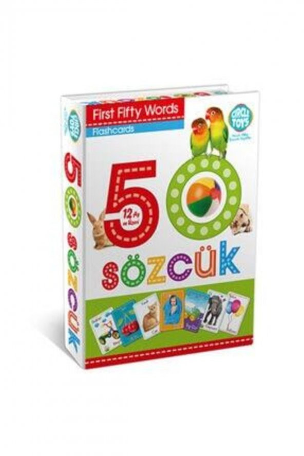 ilk 50 Eğitici Sözcük Fisrt Fifty Words Eğitici Görsel Kartlar