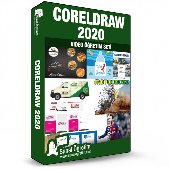 CorelDraw 2020 Video Ders Eğitim Seti