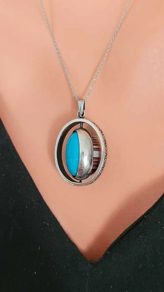 925 Ayar Gümüş Fırfır Kolye ürün görseli