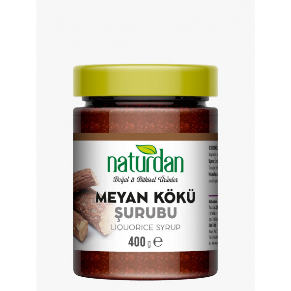 Naturdan Meyan Kökü Şurubu 400 gr