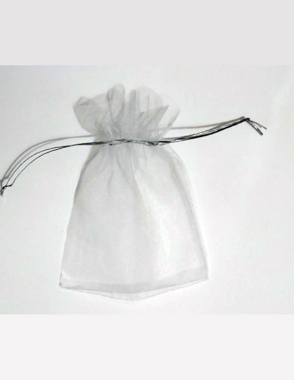 10 Adet Şeffaf Bez Kına Düğün Mevlüt Sünnet Hediye Kesesi Kese Çanta Boyut: 16 cm x 12 cm - 3