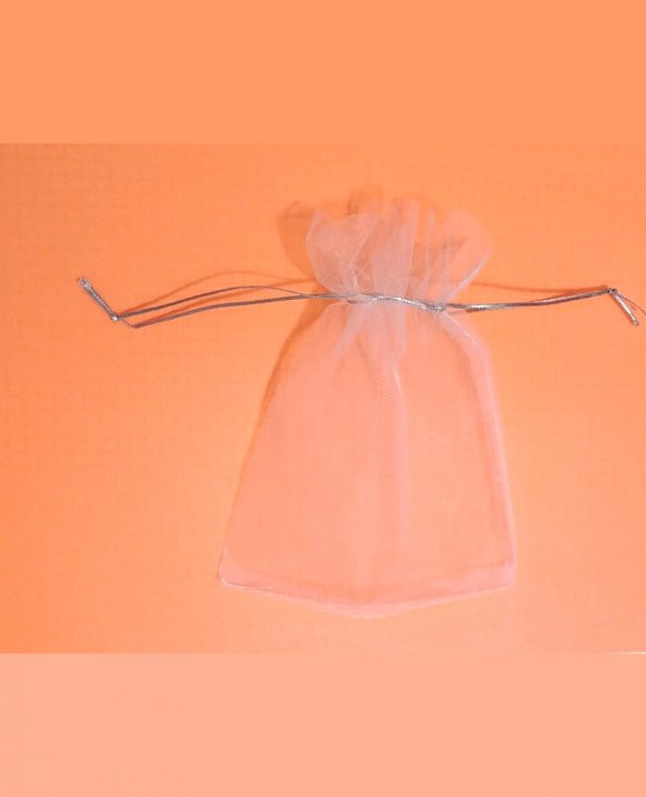 10 Adet Şeffaf Bez Kına Düğün Mevlüt Sünnet Hediye Kesesi Kese Çanta Boyut: 16 cm x 12 cm - 4